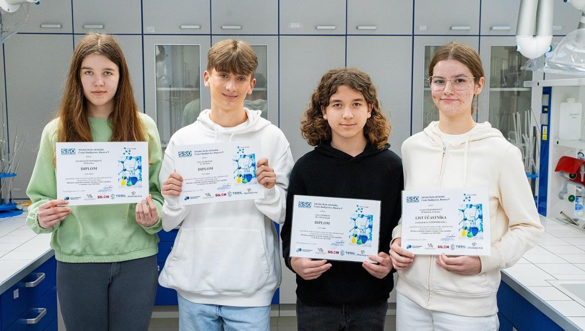 Postup do národního kola soutěže „Mladý chemik“