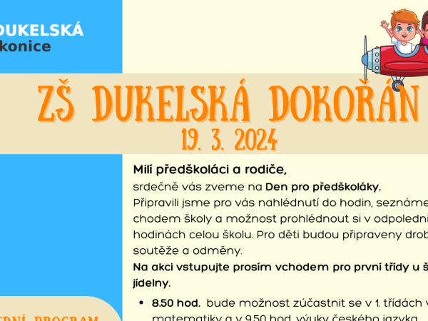 ZŠ Dukelská dokořán