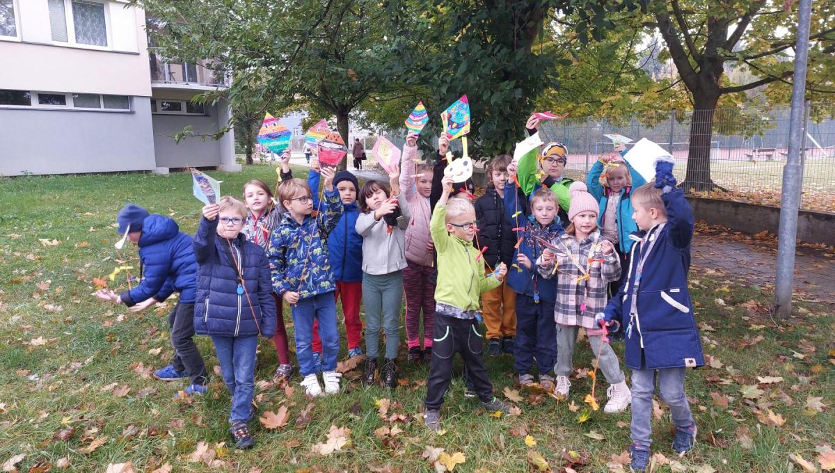 Podzim ve školní družině.