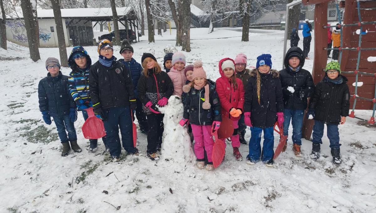 Zima u nás v VI. Oddělení