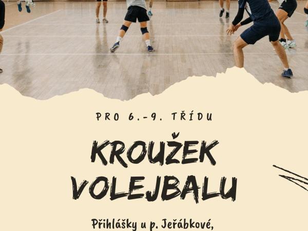 Kroužek volejbalu pro 6.- 9. třídu