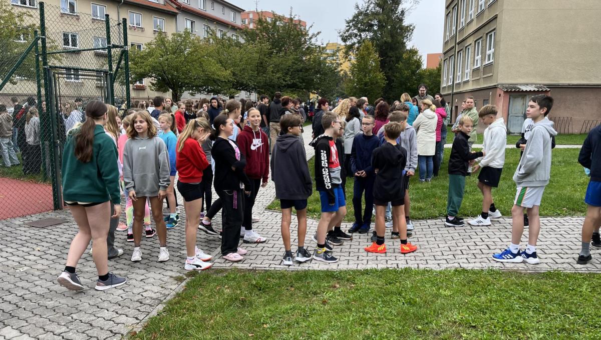 Cvičná evakuace