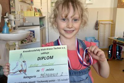 Eliška - krasobruslení
