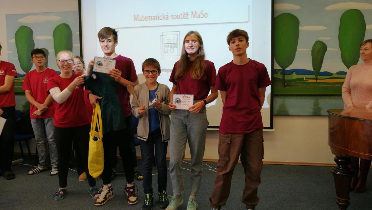 Skvělé výsledky z celostátní matematické soutěže „Maso“