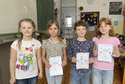Štěpánka, Mia, Adrianka a Eliška 