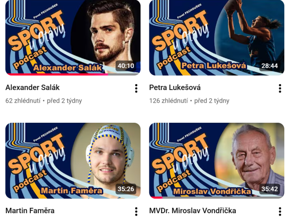 Podcasty o slavných sportovcích regionu - natáčení s Alexandrem Salákem na Dukelské
