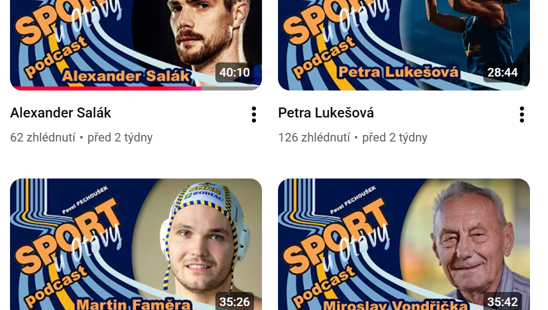 Podcasty o slavných sportovcích regionu - natáčení s Alexandrem Salákem na Dukelské