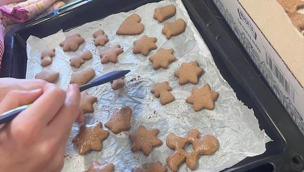 Pečení ve školní kuchyňce