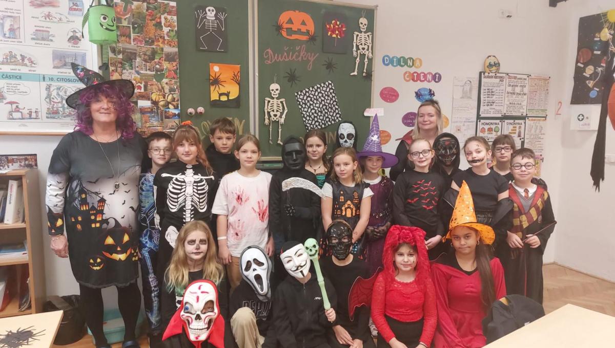 Projektový den Halloween - Dýňobraní - Samhain