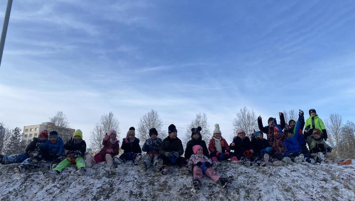 Radovánky ve sněhu