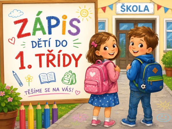 Rozhodnutí o přijetí dětí do 1. třídy pro školní rok 2026/2027