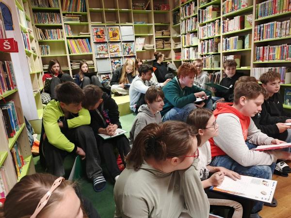Návštěva dětského oddělení knihovny ve Strakonicích