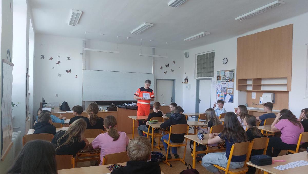 První pomoc  s lékařem ZZS JČK MUDr. Jaroslavem Švárou