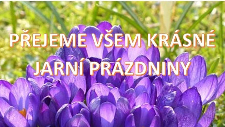 Jarní prázdniny 27.2.- 5.3. 2023