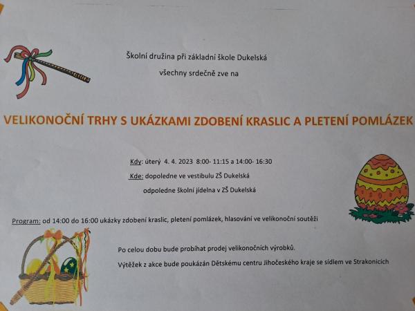 Velikonoční trhy - charitativní akce