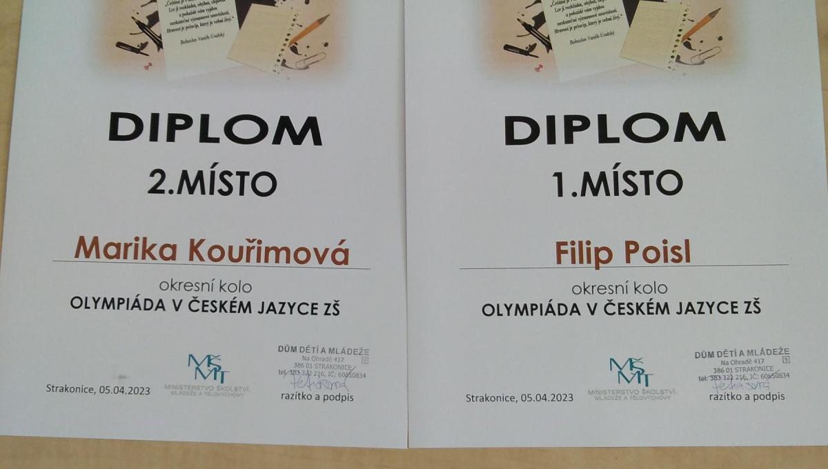 Okresní kolo olympiády z českého jazyka ve znamení Dukly